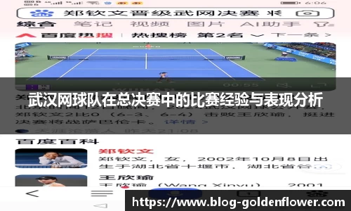 武汉网球队在总决赛中的比赛经验与表现分析
